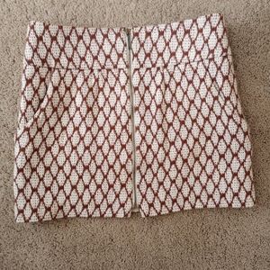 Sezane mini skirt 🤎🤍